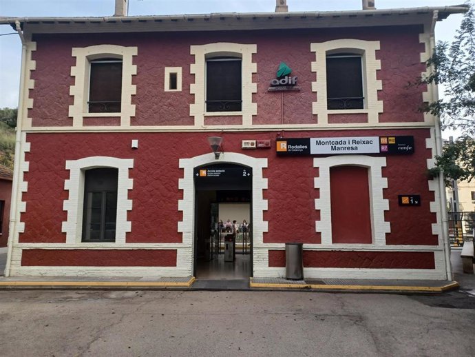 Estación de Montcada i Reixac (Barcelona).