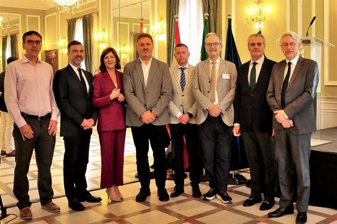 Acto de solicitud de la concesión del Diploma Europeo de Áreas Protegidas, en el Carmen de los Mártires