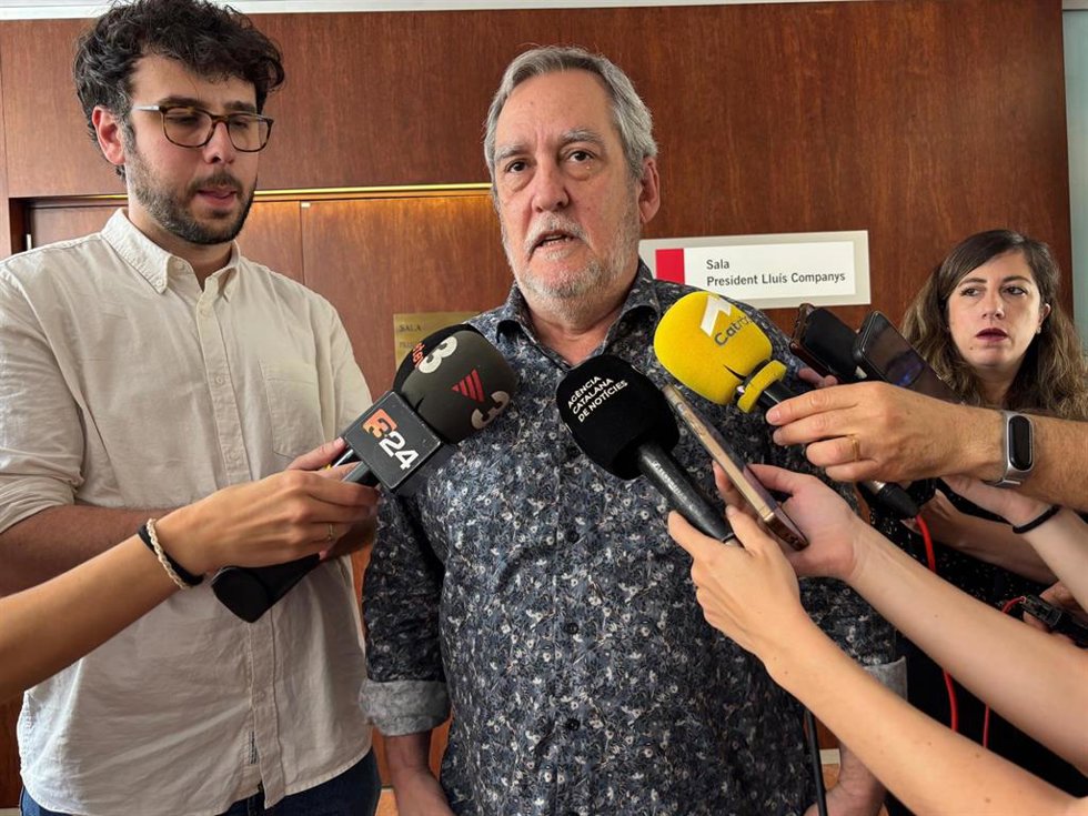 Declaraciones del portavoz adjunto de ERC, Jordi Coronas, sobre el balance de Collboni tras llegar al ecuador del mandato