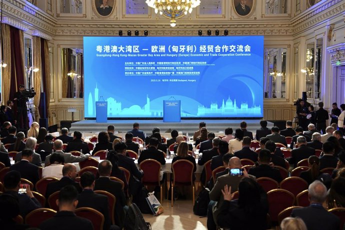 The Guangdong-Hong Kong-Macao Greater Bay Area-Hungary (Europe) Economic and Trade Cooperation Conference (Photo: Deng Yingheng)