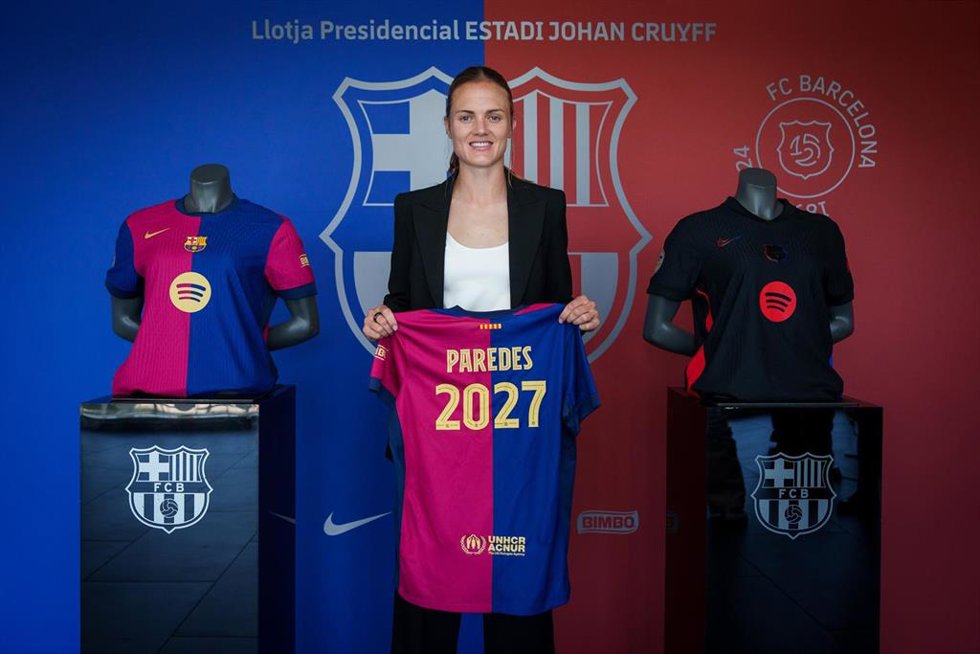 La jugadora española del Bara Femení Irene Paredes renueva con el club blaugrana hasta 2027