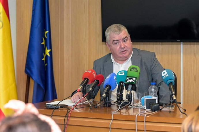 Archivo - El juez José Antonio Vázquez Taín comparece en relación al expediente disciplinario abierto por el CGPJ, en la sala de juntas del Ilustre Colegio de Procuradores, a 15 de septiembre de 2023, en A Coruña, Galicia (España). El CGPJ ha suspendido e
