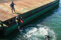 Armada y Guardia Civil realizan un ejercicio antiterrorista en el puerto de Huelva, "significativo" por su industria