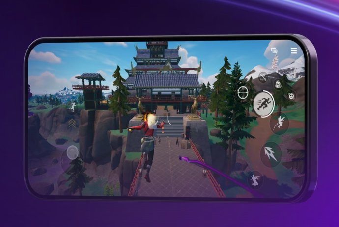O jogo para celular Fortnite.