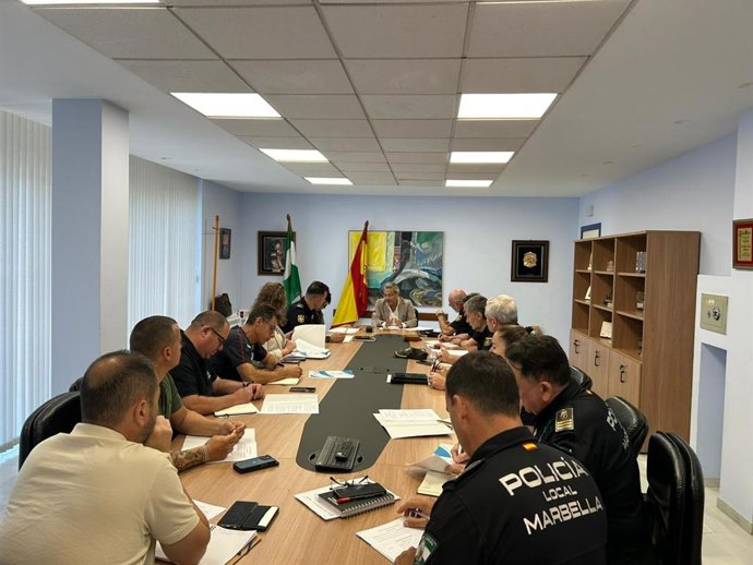 Reunión de coordinación del dipositivo especial de seguridad con motivo de la feria de San Bernabé.