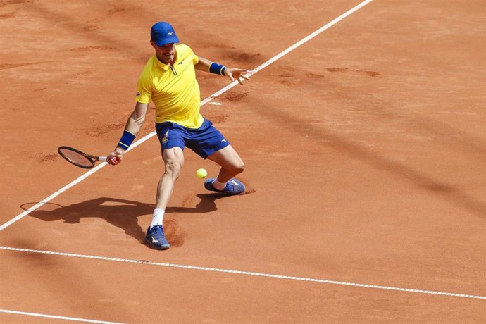 El tenista español Roberto Bautista en el torneo de Hamburgo.
