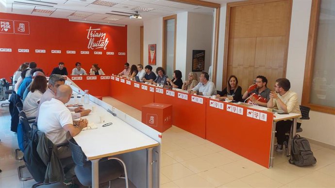 Reunión de la Comisión Ejecutiva del PSIB de Palma.