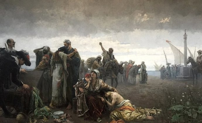 'La Expulsión De Los Moriscos' Obra De Gabriel Puig Roda