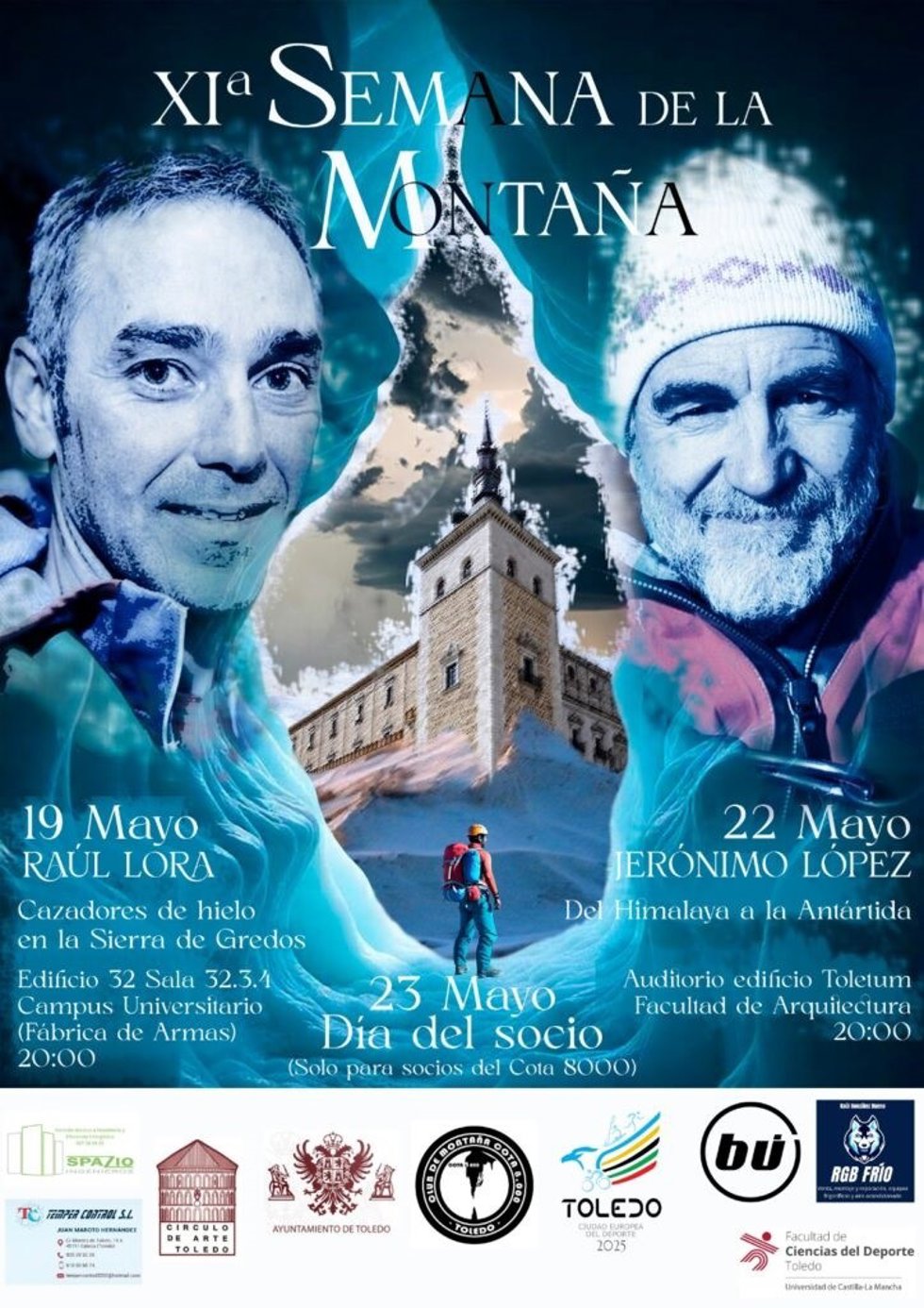 Cartel de la Semana de la Montaña organizada por Toledo Ciudad Europea del Deporte 2025.