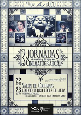 Cartel de las III Jornadas de Análisis y Divulgación Cinematográfica.