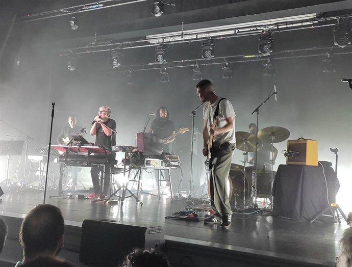 Iván Ferrerio, en un concierto en Bilbao