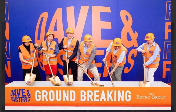 Dave & Buster's Breaks Ground on First Location in the Philippines at Opus Mall