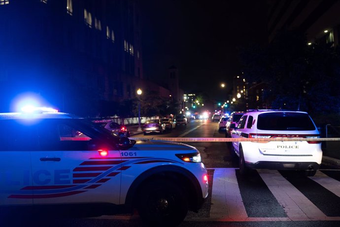 May 21, 2025, Washington, District of Columbia, USA: Washington DC Police responded to a double shooting that left two Israeli Embassy employees dead following at event at the Capitol Jewish Museum on May 21, 2025.