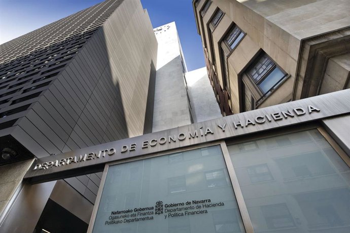 Archivo - Sede del Departamento de Economía y Hacienda del Gobierno de Navarra
