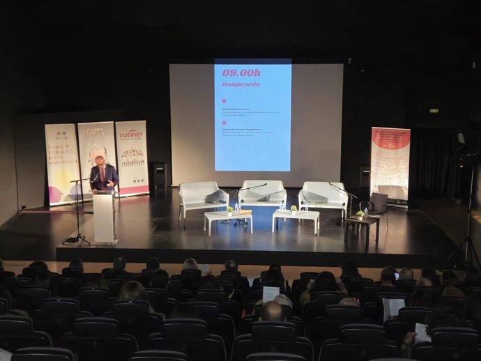 Momento de la la jornada 'Habitar el futuro: vivienda, ciudades sostenibles e inclusión social', organizada por el Ayuntamiento de Murcia con el objetivo de reflexionar sobre un modelo de ciudad más integradora.