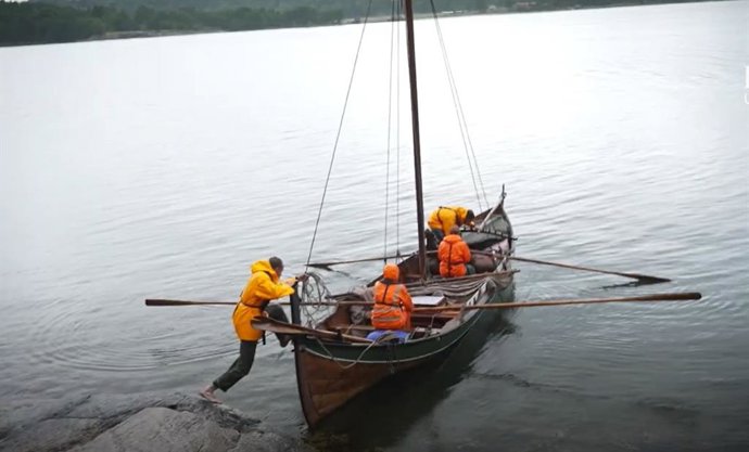 Embarcação usada para a pesquisa