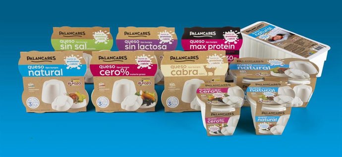 Gama de queso tipo Burgos Palancares Alimentación