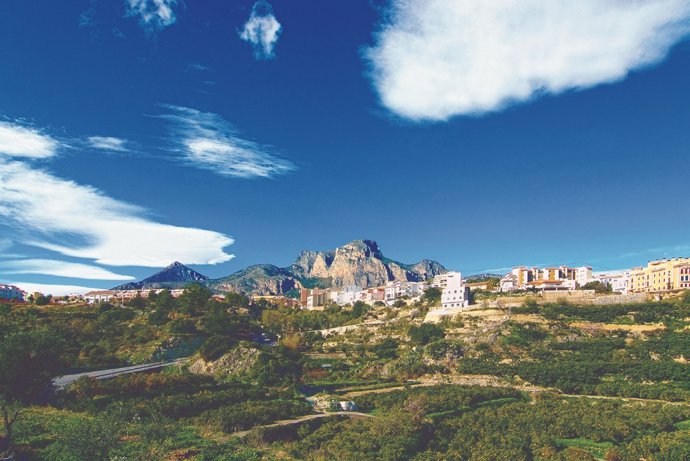 Imagen de archivo del municipio de La Nucia (Alicante)