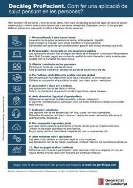 El decálogo impulsado por la Conselleria.