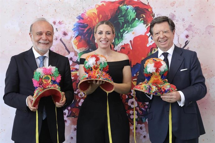 La presidenta de la Junta de Extremadura, María Guardiola, en la Expo de Osaka