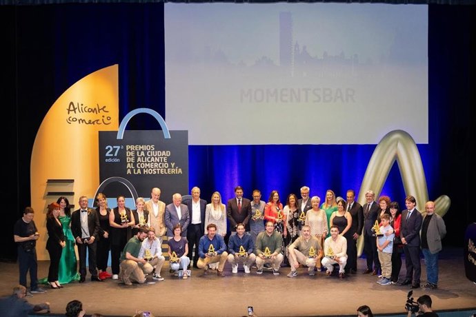 Imatge de la 27 edició dels Premis del Comerç i l'Hostaleria d'Alacant