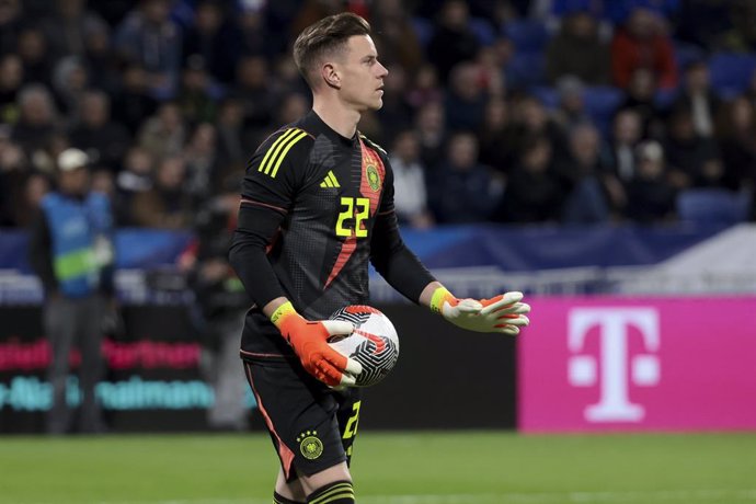 Archivo - Germany goalkeeper Marc-Andre ter Stegen during the International Friendly football match between France and Germany on March 23, 2024 at Groupama stadium in Decines-Charpieu near Lyon, France - Photo Jean Catuffe / DPPI