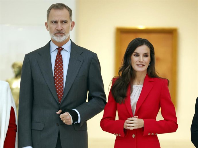 Archivo - El rey Felipe VI y la reina Letizia.