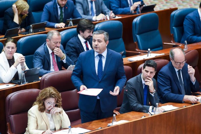 El consejero de Vivienda, Transportes e infraestructuras, Jorge Rodrigo