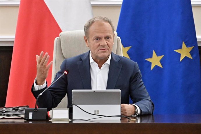May 13, 2025, Warsaw, Warsaw, Poland: 13.05.2025 WARSZAWA..RZAD..POSIEDZENIE RZADU..RADA MINISTROW..Warsaw Chancellery of the Prime Minister 13.05.2025 Meeting of the Council of Ministers - POLISH GOVERNMENT..N/Z..DONALD TUSK..FOT DAMIAN BURZYKOWSKI / NEW