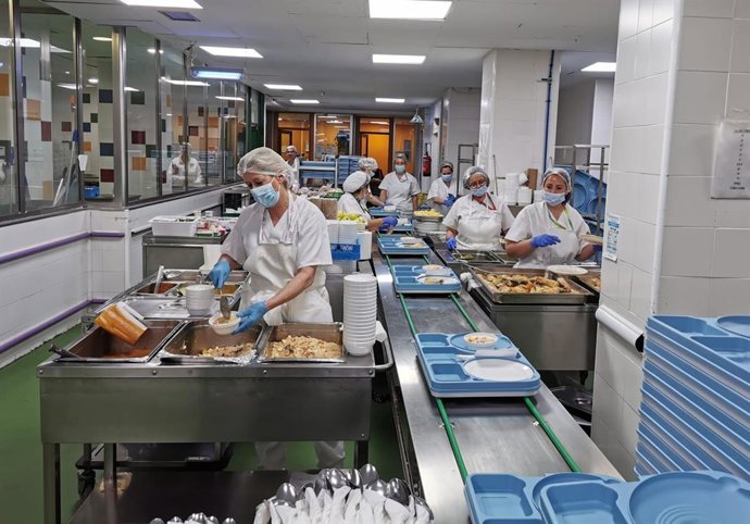 Archivo - Arquivo - Cozinha do Hospital Valme.