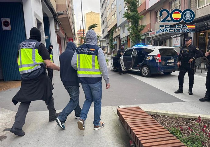 Imagen de una de las detenciones.