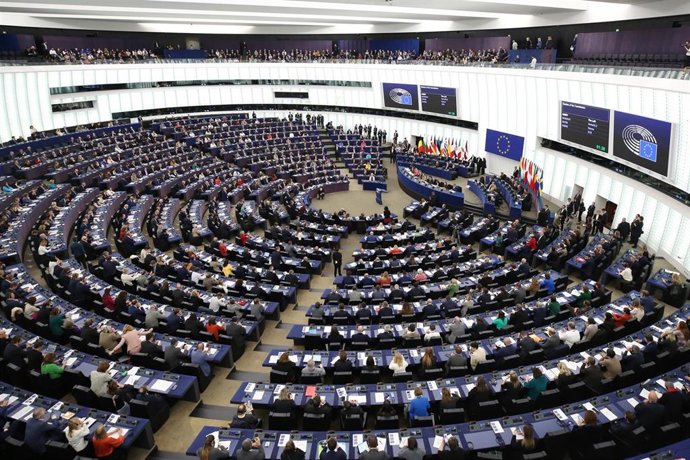 Archivo - Sesión plenaria en el Parlamento Europeo