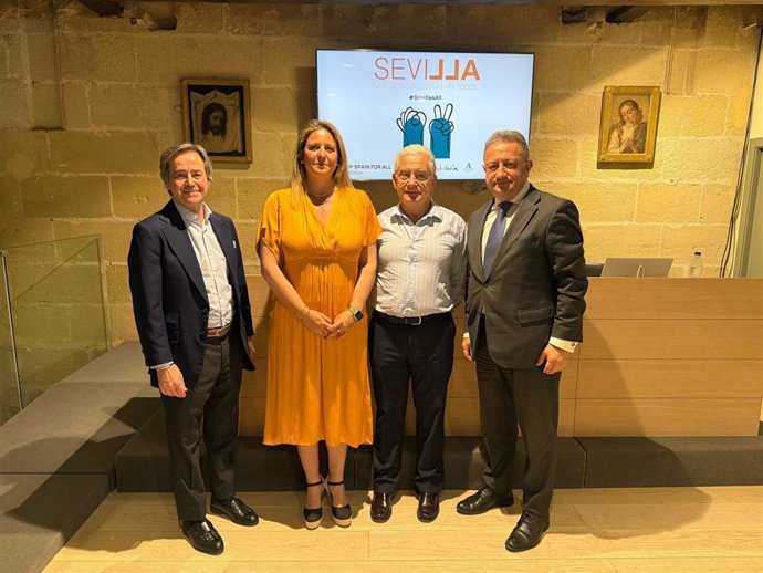 Angie Moreno, en la reunión del primer comité hispano-británico de turismo accesible 'Spain For All'.