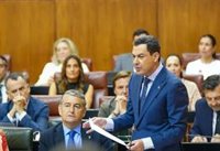 Moreno anuncia un debate de política general el 12 de junio en el Parlamento y critica ausencias de Montero en el Senado