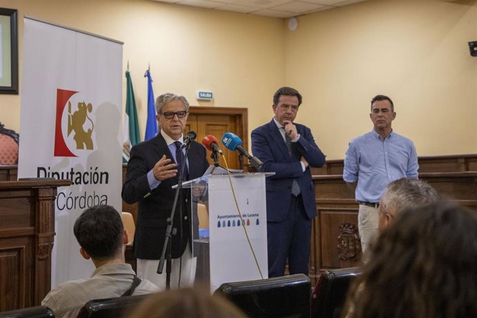 Fuentes interviene en la presentación de los resultados del programa ‘Sueña y Crea’ en Lucena.