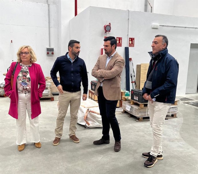 Francisco Moreno en las instalaciones de Polène en Villamartín.