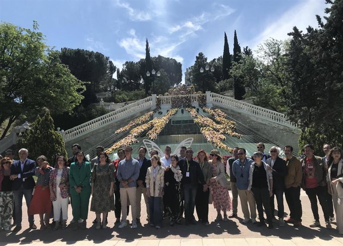 La consejera municipal de Movilidad y Medio Ambiente, Tatiana Gaudes, en la inauguración de  la V edición de ZGZFlorece