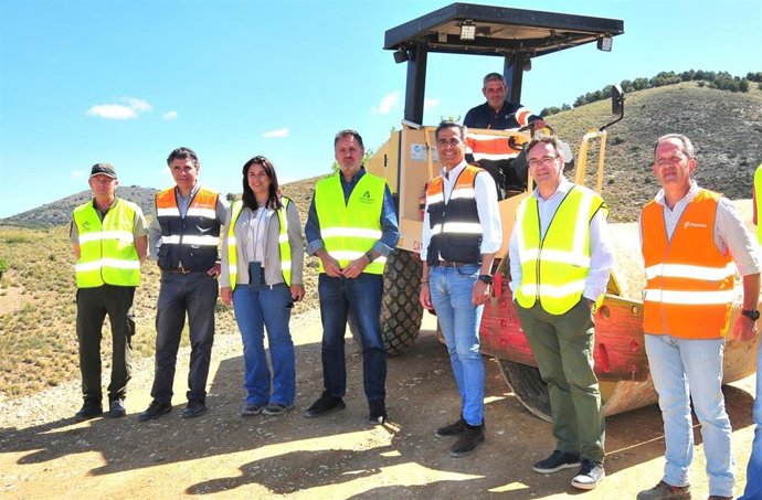 Visita del delegado territorial de Sostenibilidad y Medio Ambiente de la Junta en Granada, Manuel Francisco García, al Parque Natural Sierra de Baza