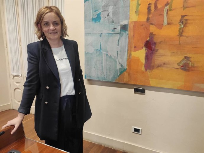 Archivo - La diputada del Grupo Mixto en la JGPA, Covadonga Tomé.