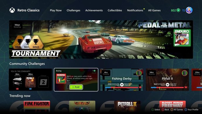 Retro Classics en game Pass