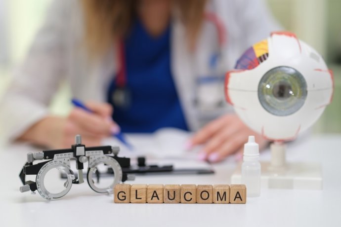 Imagem do recurso de glaucoma.