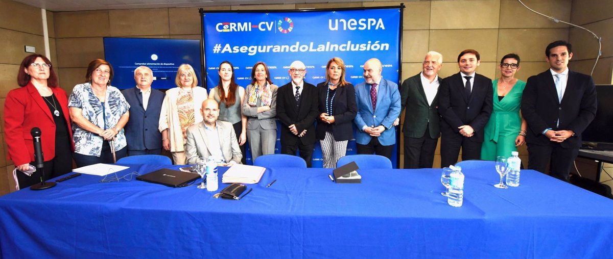 Un centenar de aseguradoras donan millón de euros a las personas con discapacidad afectadas por la dana