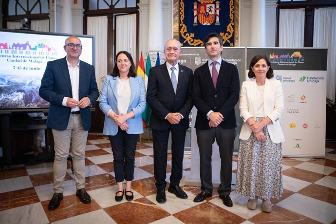 Presentación de la segunda edición del concurso Internacional de Piano Ciudad de Málaga