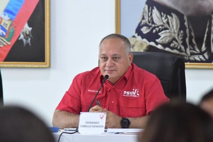 Archivo - Arquivo - O ministro do Interior da Venezuela, Diosdado Cabello, em uma foto de arquivo.