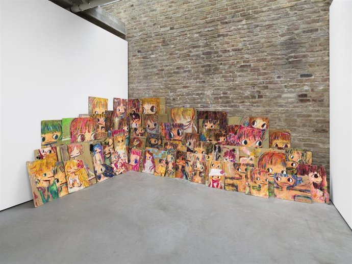 Archivo - El Thyssen acoge "los grandes lienzos pintados con los dedos" de la artista japonesa Ayako Rokkaku