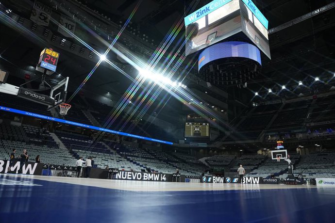 Archivo - Vista geral durante a final 1 da Liga Espanhola, Liga ACB Endesa, partida de basquete disputada entre Real Madrid e UCAM Murcia no pavilhão Wizink Center em 8 de junho de 2024, em Madri, Espanha.