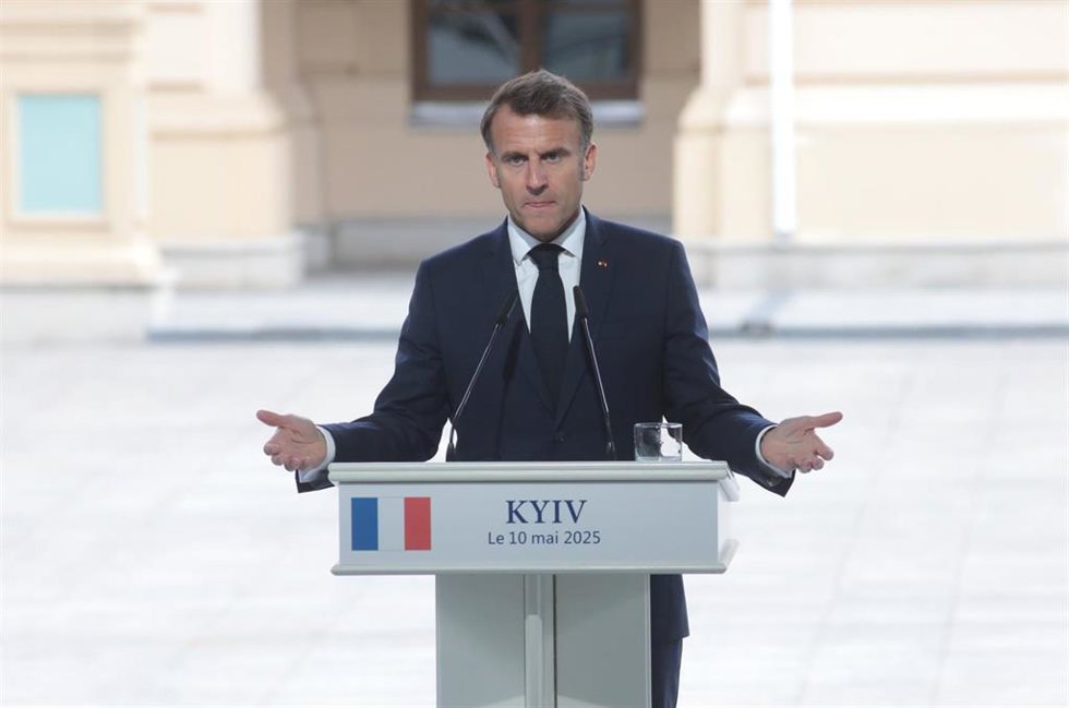 El presidente francés, Emmanuel Macron