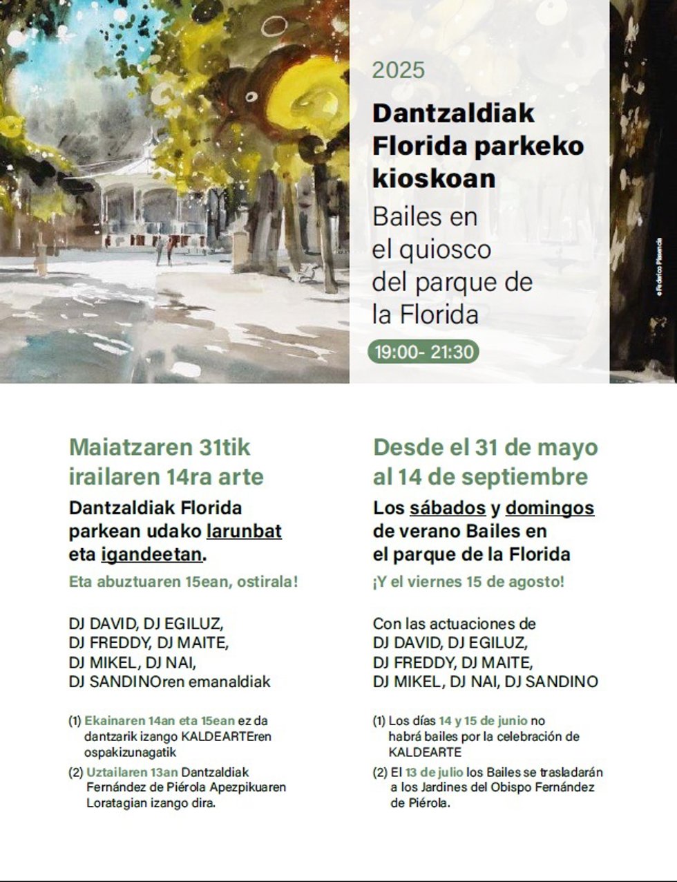 Bailables en La Florida