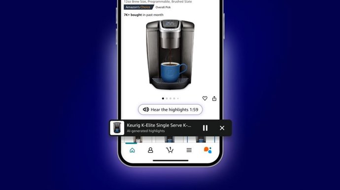Resúmenes de audio de productos
