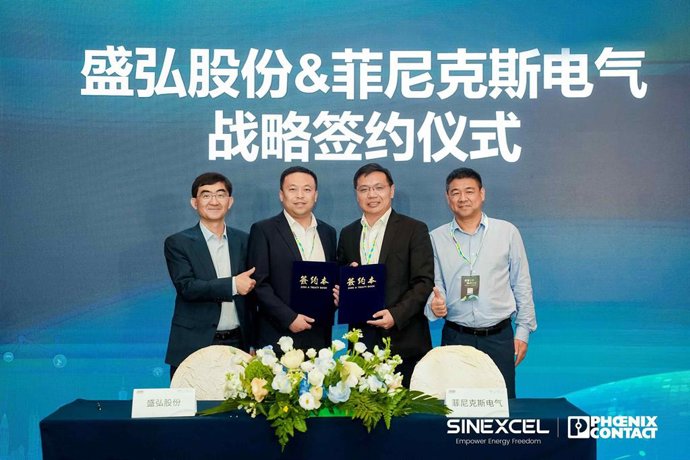 SINEXCEL and Phoenix Contact Sign Global Strategic Partnership Agreement